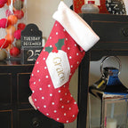 Personalised Spotty Christmas Stocking