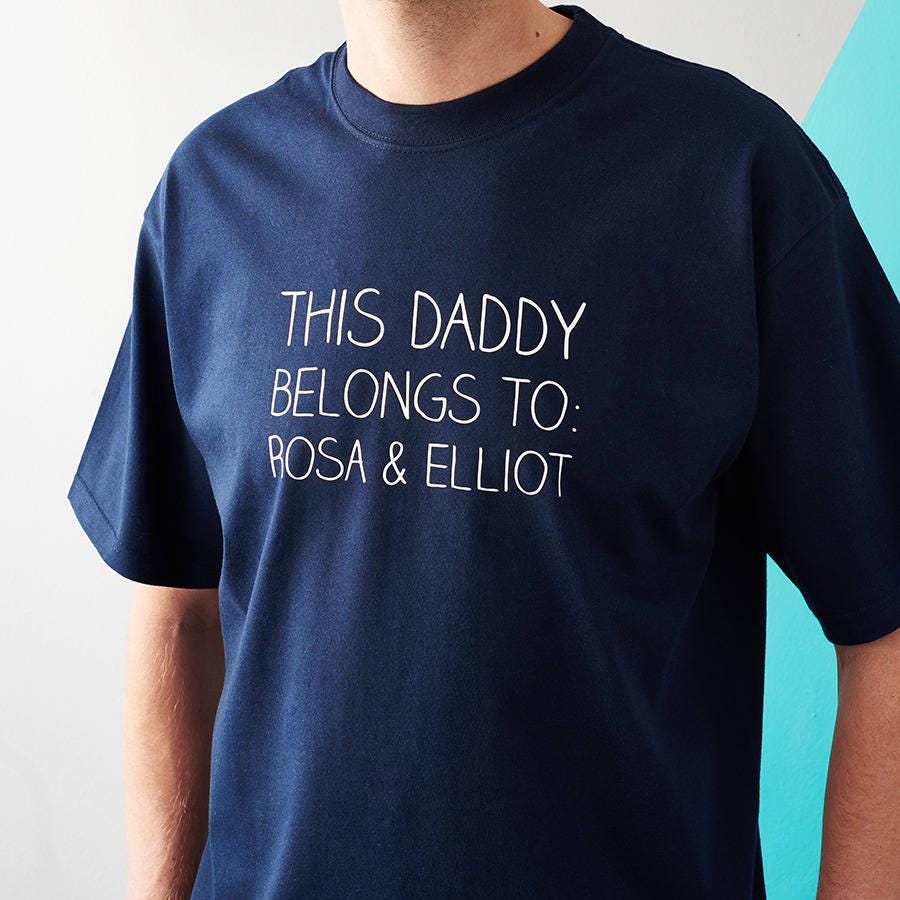 Men's Personalised Daddy T Shirt