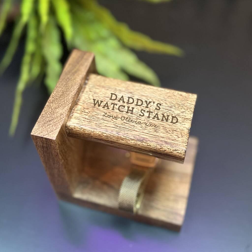 Personalised Daddy's Watch Stand