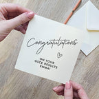 Personalised Exam Congratulations Gcse Results Card