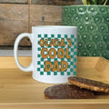 Personalised Checkerboard Cool Dad Mug
