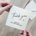 Personalised Thank You Card
