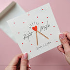 Personalised Perfect Match Valentine's Card