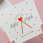 Personalised Perfect Match Valentine's Card