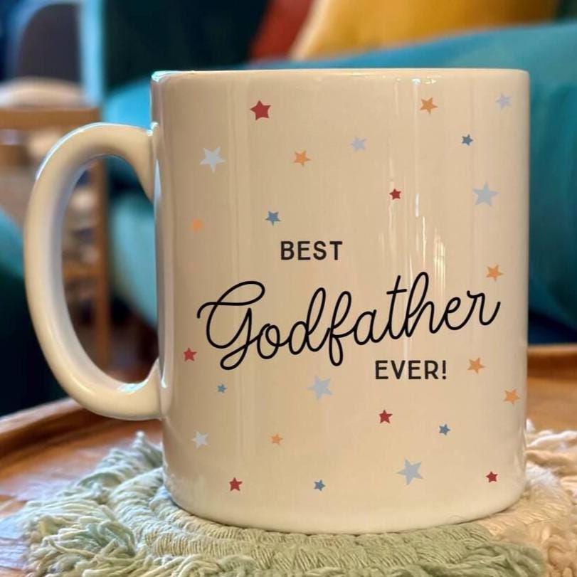Best Godfather Ever Scattered Stars Mug