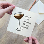 Personalised The Espresso To My Martini Card