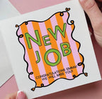 Personalised Stripe New Job Card