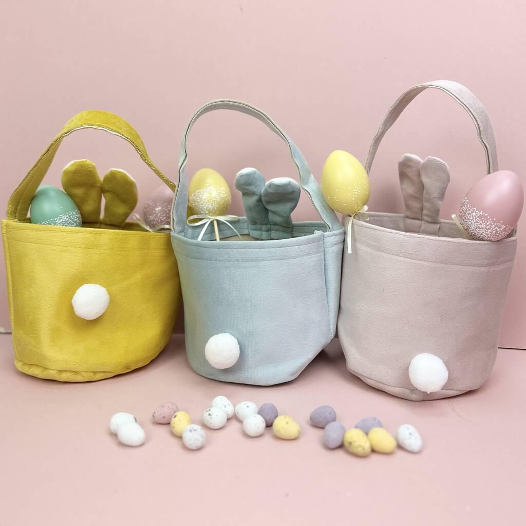 Personalised Easter Bunny Bag For Egg Hunts