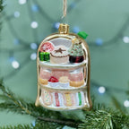 Personalised Festive Afternoon Tea Shaped Bauble
