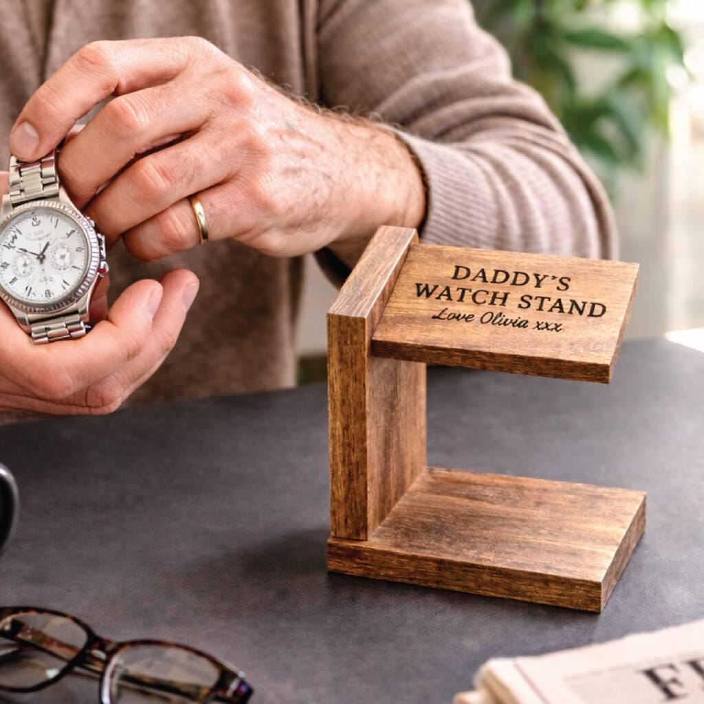 Personalised Daddy's Watch Stand