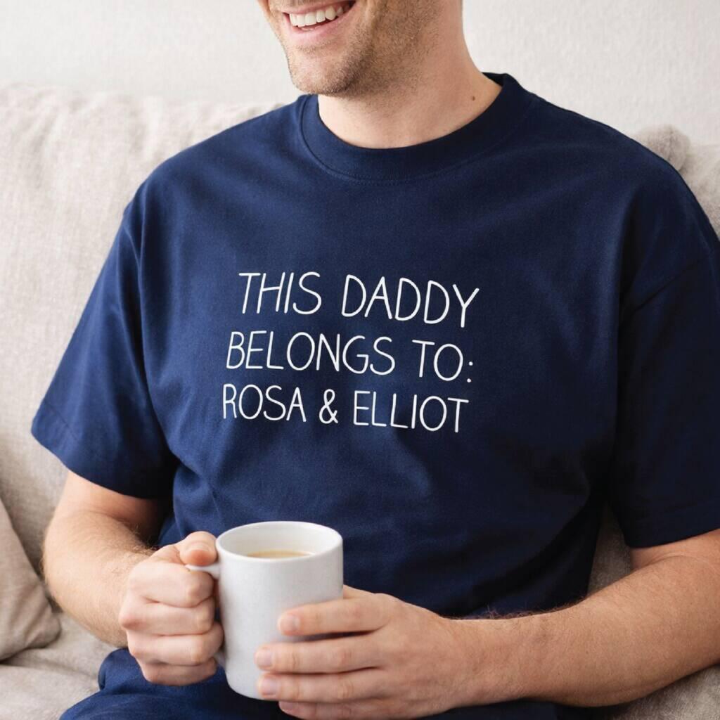 Men's Personalised Daddy T Shirt