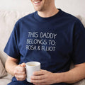 Men's Personalised Daddy T Shirt