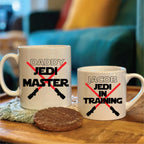 Jedi Master And Jedi In Training Matching Mugs