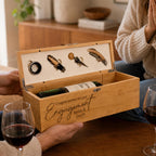 Congratulations On Your Engagement Wine Bottle Gift Set