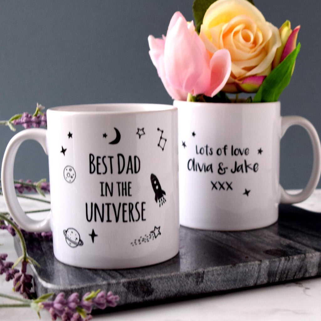 Personalised Best Dad In The Universe Mug