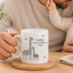Personalised First Father's Day Giraffe Mug