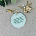 Personalised Grandad Belongs To Keyring