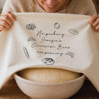 Personalised No Peeking Daddy's Sourdough Tea Towel