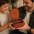 Personalised Men's Travel Watch And Jewellery Case.