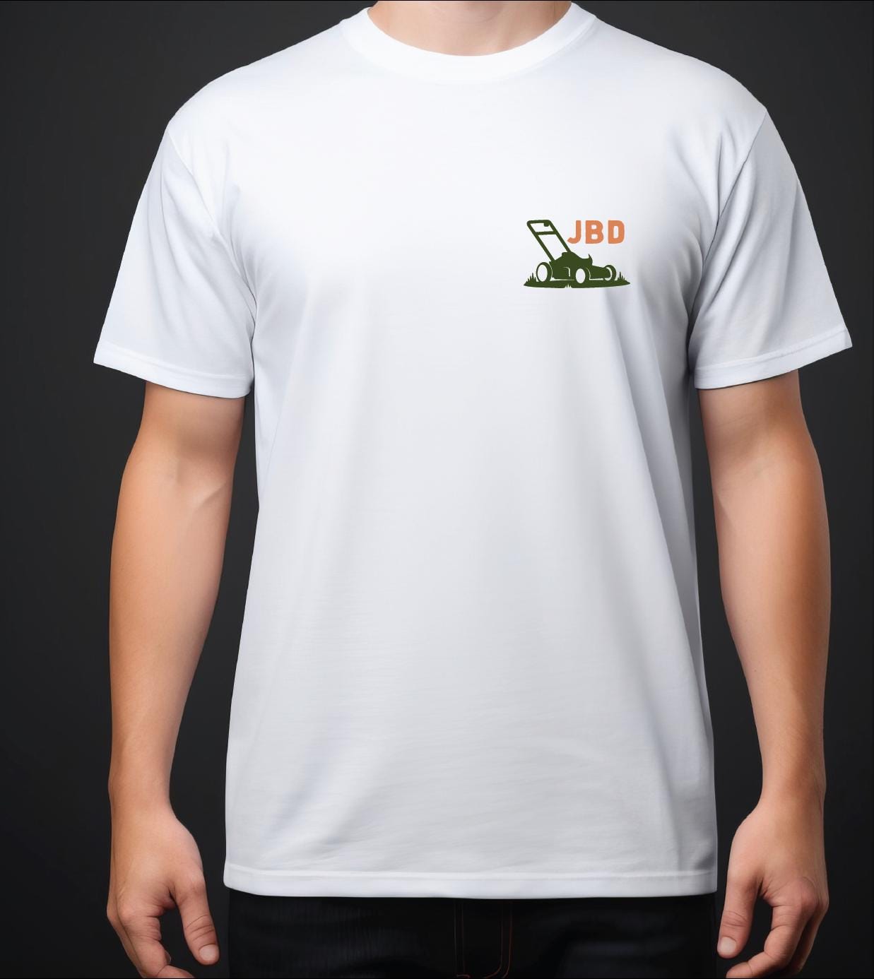 Personalised Daddy Mows Best T Shirt
