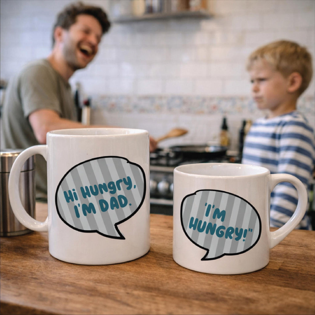 Dad Joke Father And Child Set Of Mugs