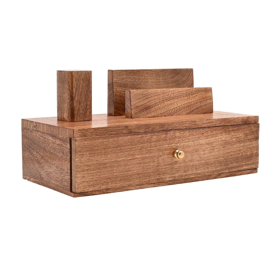 Personalised Best Dad Ever Tech Stand With Drawer