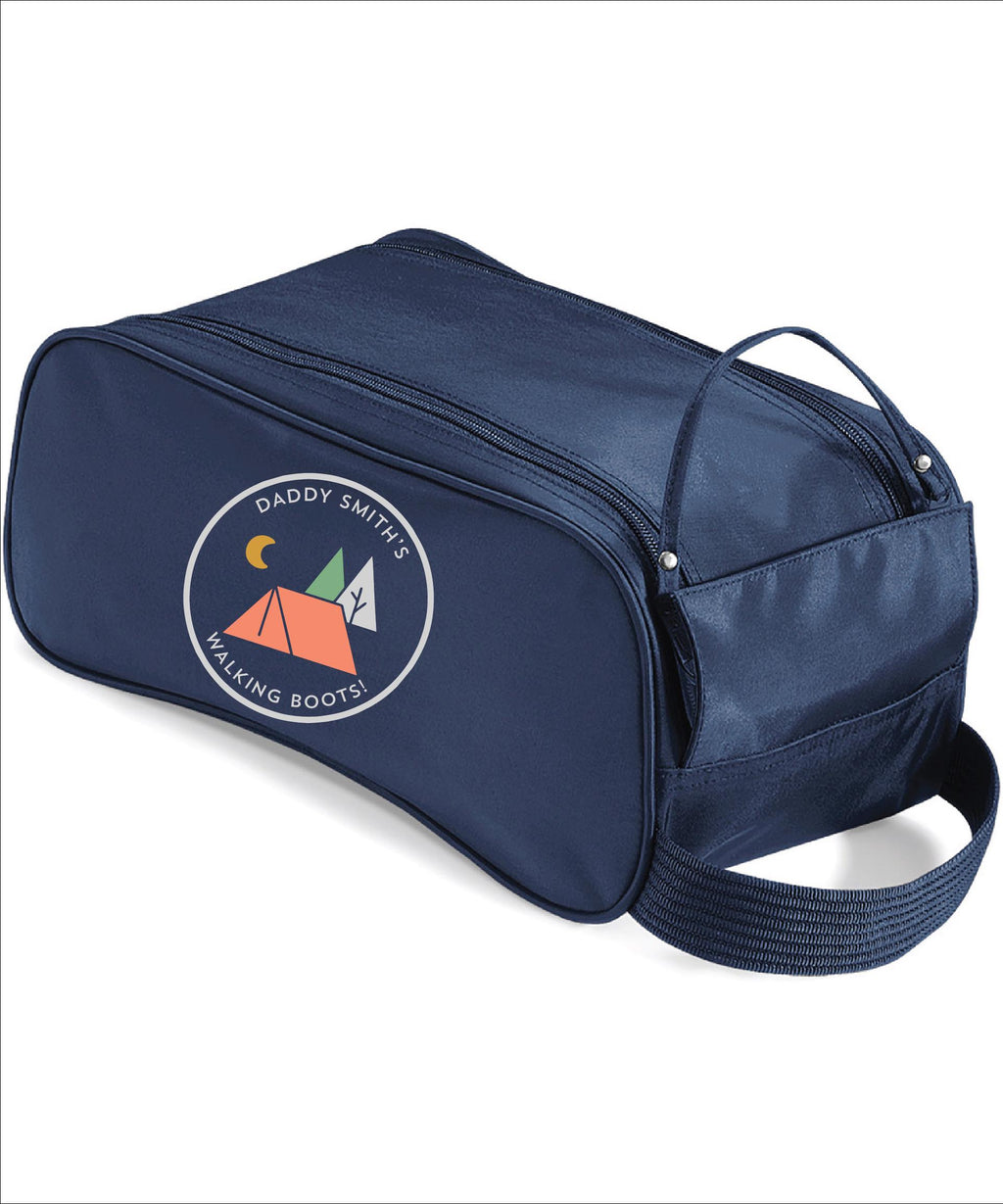 Personalised Walking Boots Boot Bag