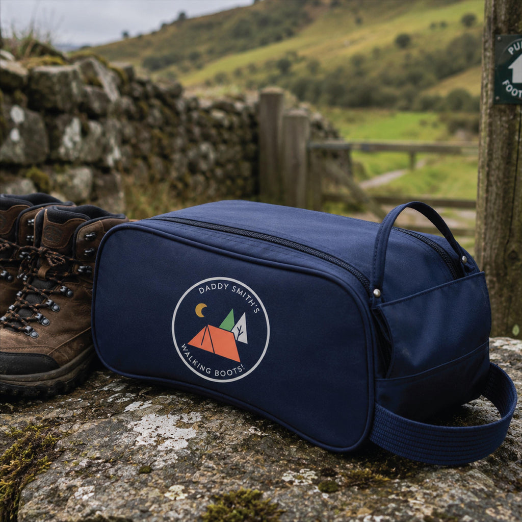 Personalised Walking Boots Boot Bag