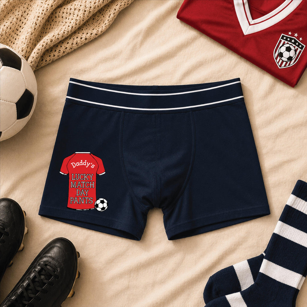 Personalised Lucky Match Day Football Underwear