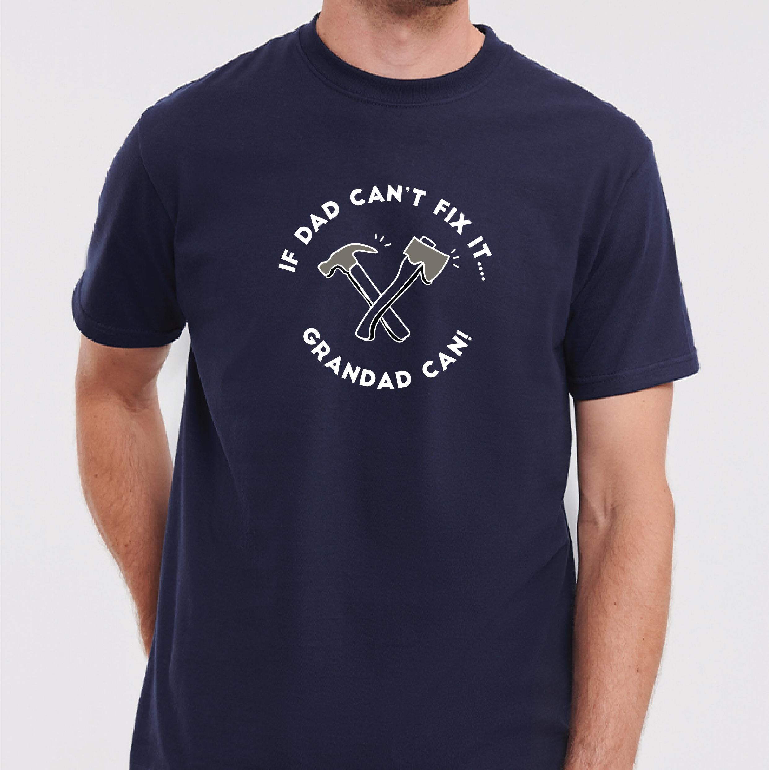 Personalised Grandad Can Fix It T Shirt