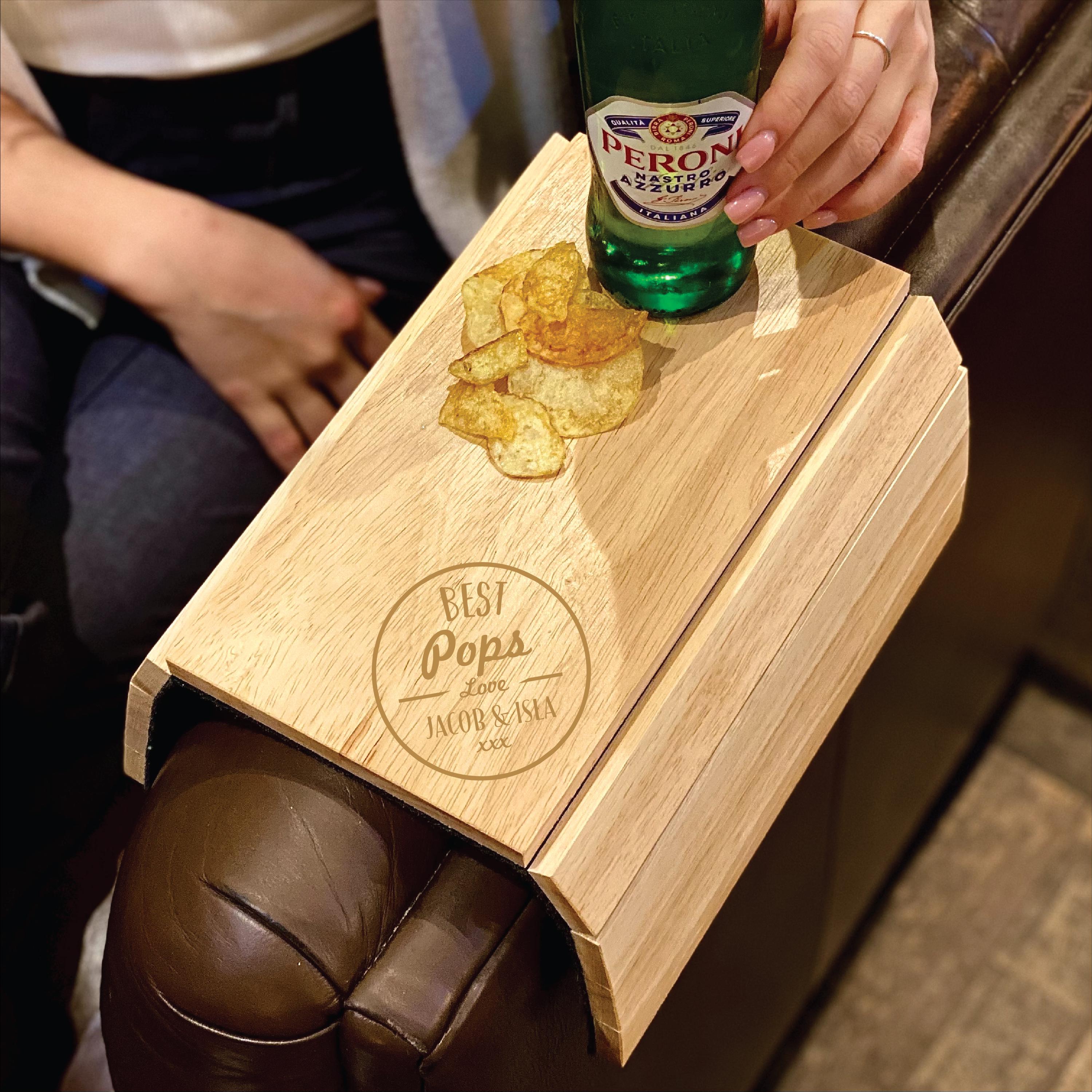 Personalised Best Pops Sofa Tray