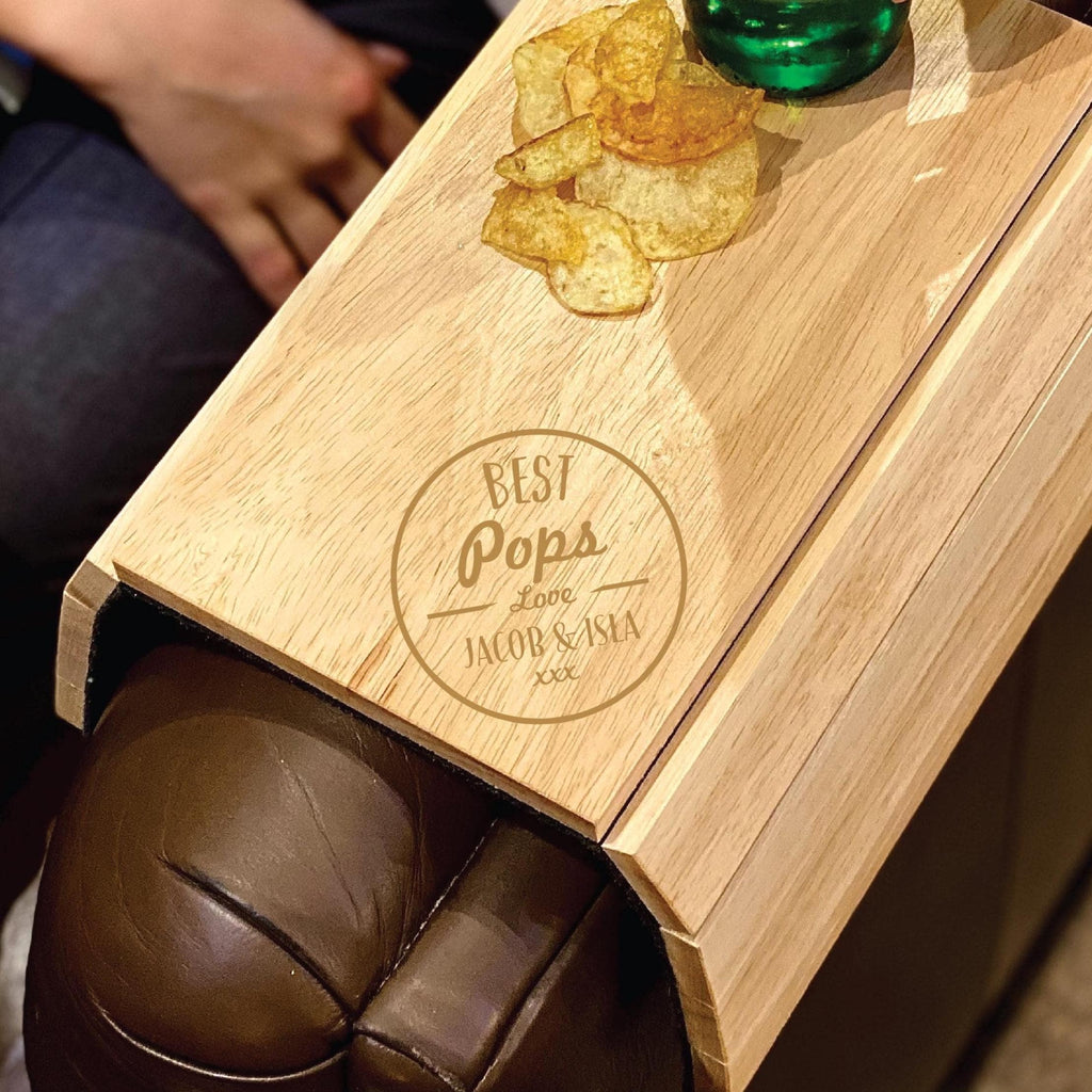 Personalised Best Pops Sofa Tray