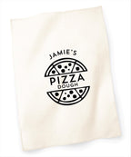 Personalised Pizza Dough Tea Towel
