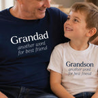 Personalised Grandad And Grandchild Best Friend T Shirts