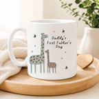Personalised First Father's Day Giraffe Mug