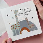 First Father's Day Giraffe Card