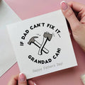 Personalised Grandad Can Fix It Father's Day Card