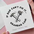 Personalised Grandad Can Fix It Father's Day Card