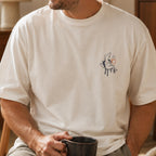Personalised Coffee And Dogs Club Graphic T Shirt