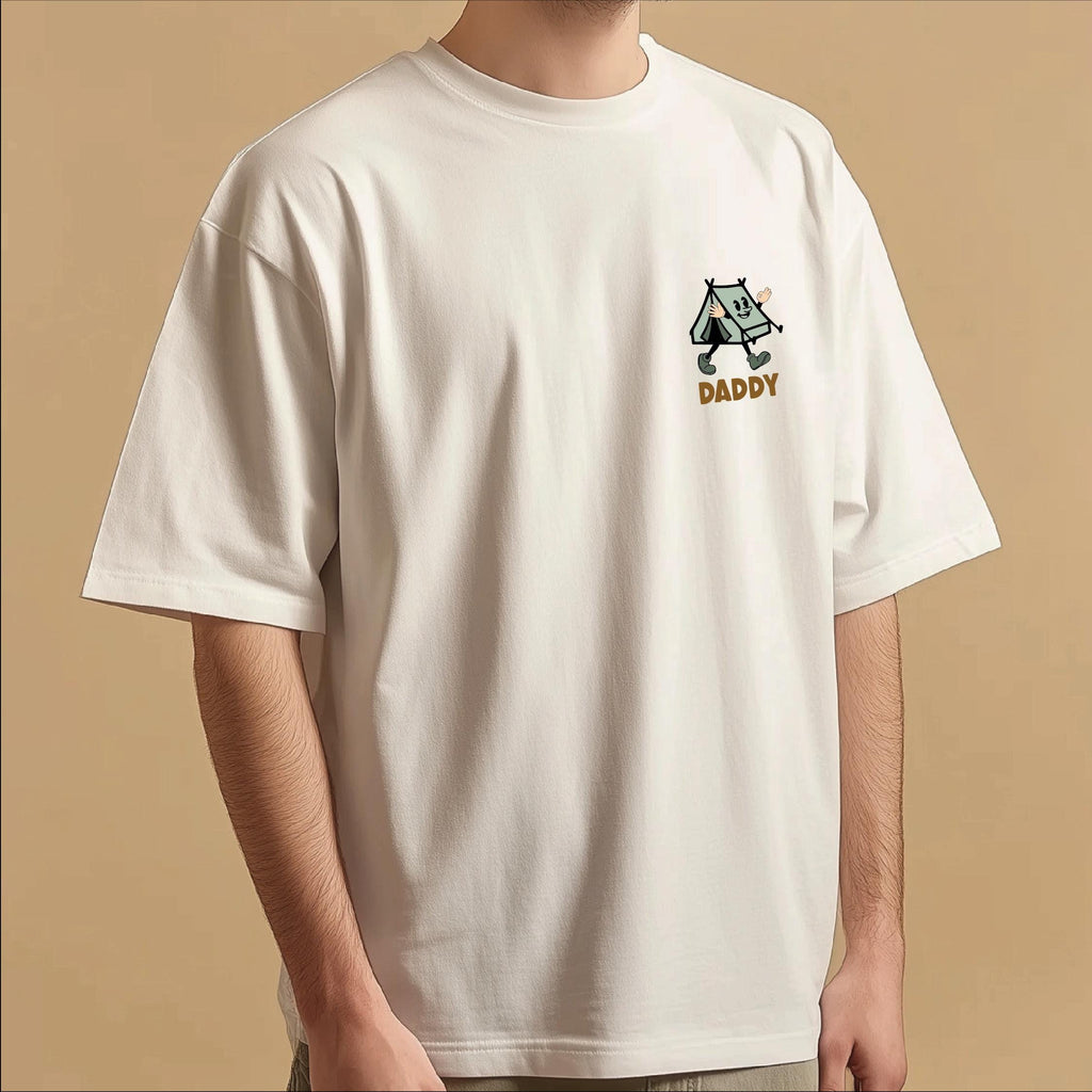 Personalised Daddy And Me Happy Campers T Shirts