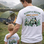 Personalised Daddy And Me Happy Campers T Shirts