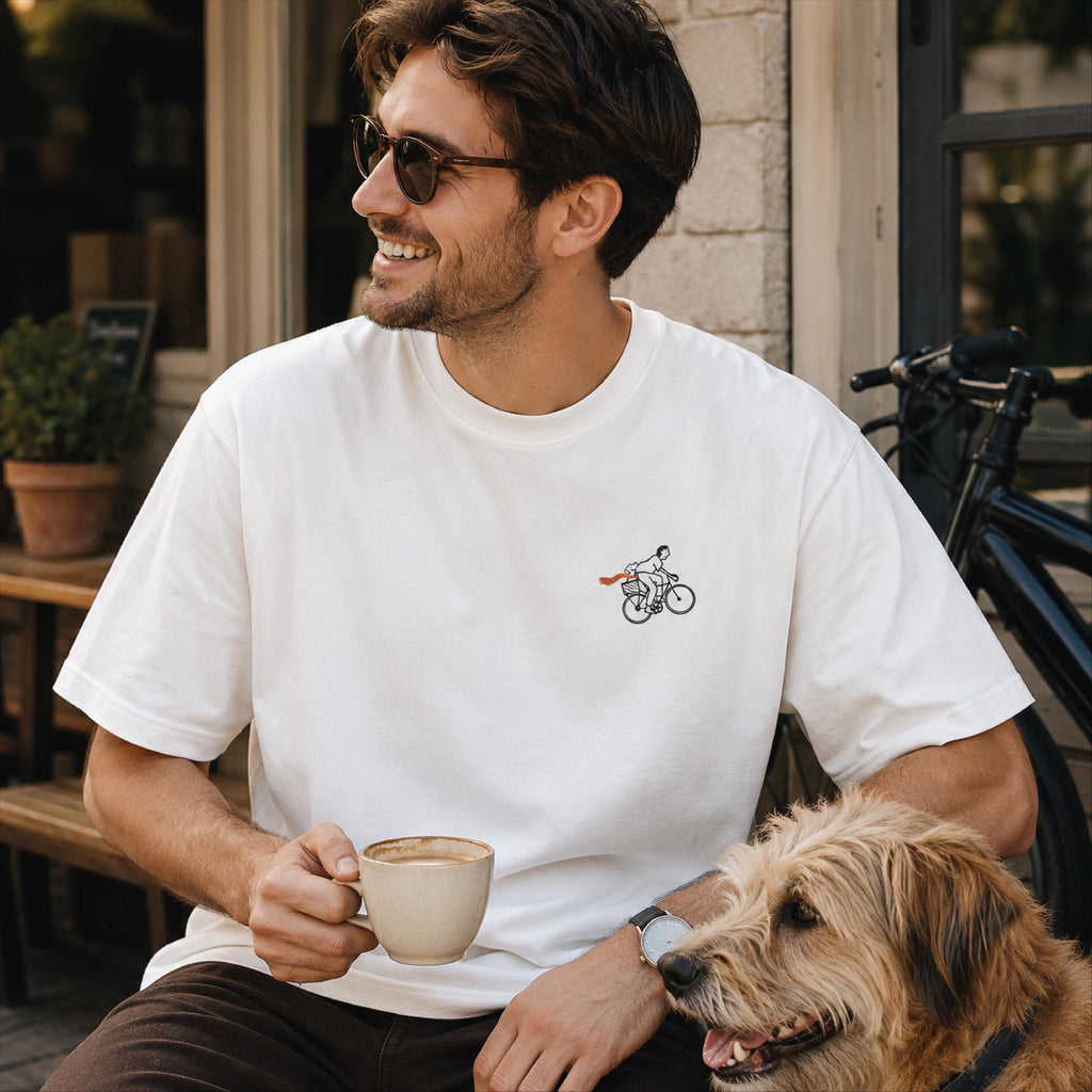 Personalised Bikes And Dogs Club Graphic T Shirt