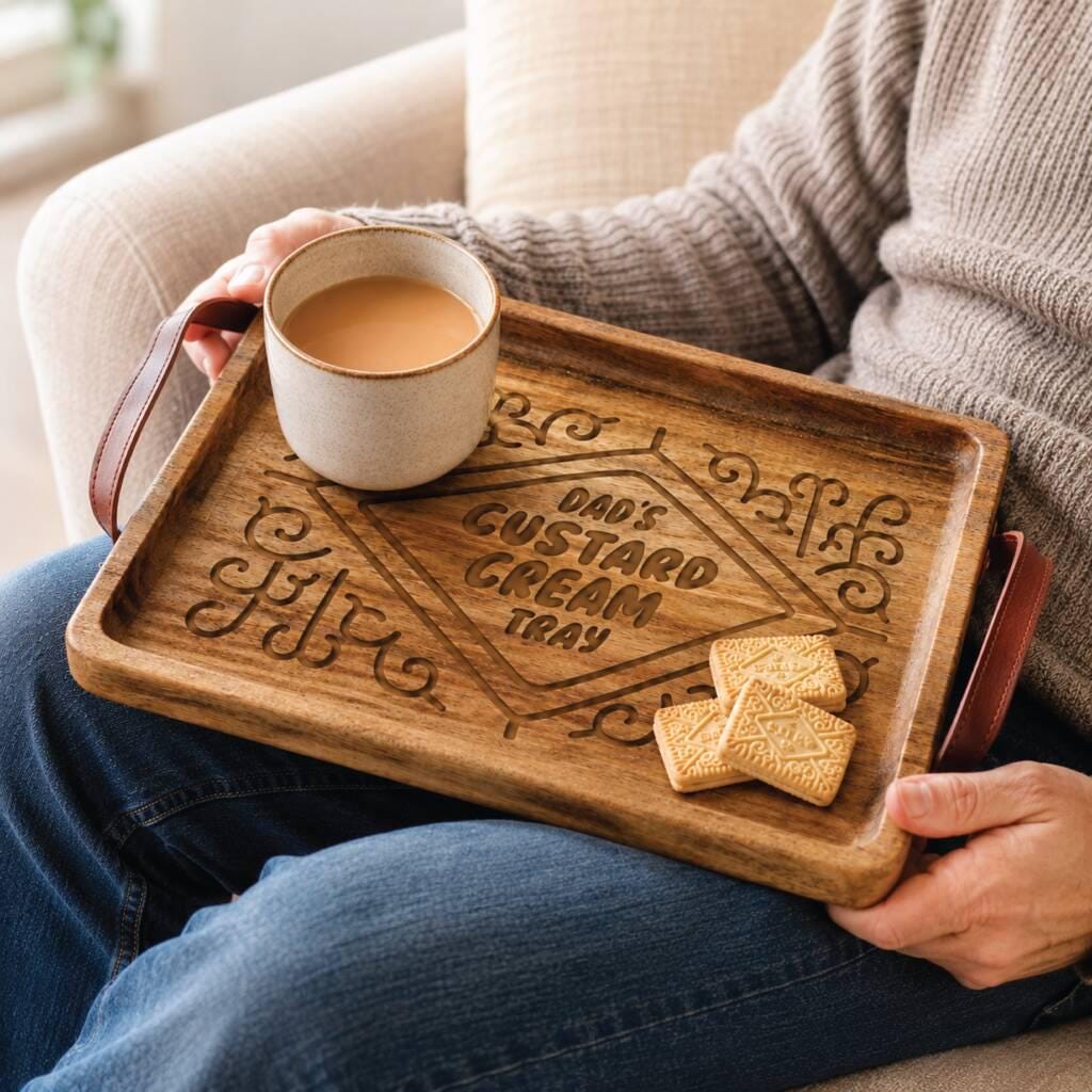 Personalised Custard Cream Tray