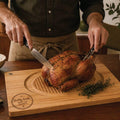 Personalised Daddy King Of The Roasts Premium Carving Board