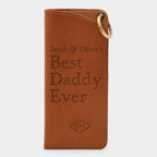 Personalised Best Daddy Ever Glasses Case With Carabiner Clip