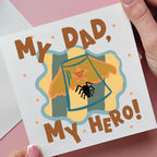 My Dad My Hero Spider Catcher Card
