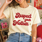 Personalised Respect Your Mother Harry Styles T Shirt