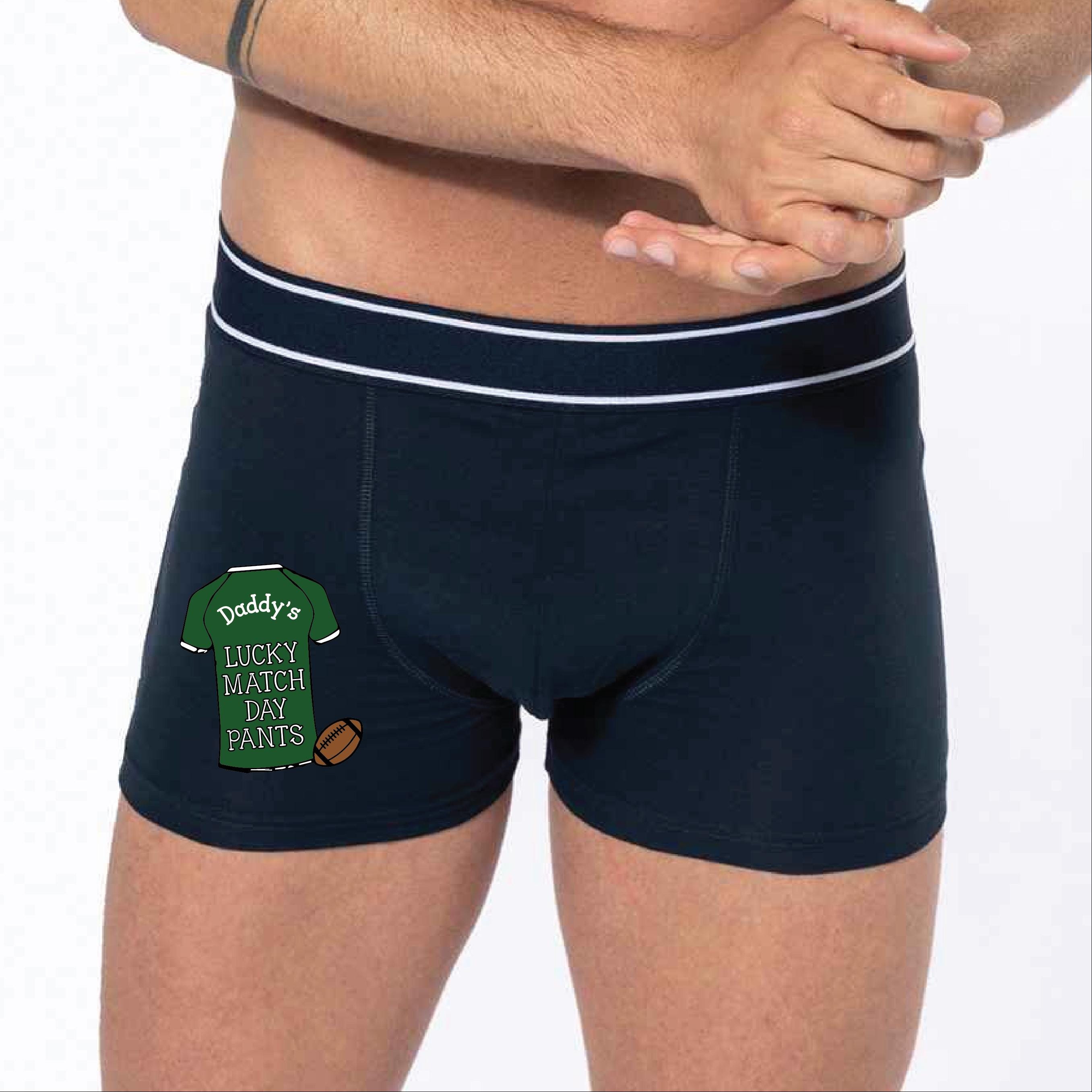 Personalised Lucky Rugby Match Day Underwear
