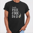 Personalised Reel Cool Dad Fishing T Shirt