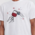 Personalised Cheers Dad Red Wine T Shirt